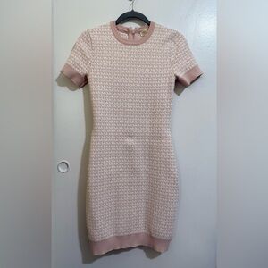 Michael Kors Powder blush pink mini dress. XS NWOT.